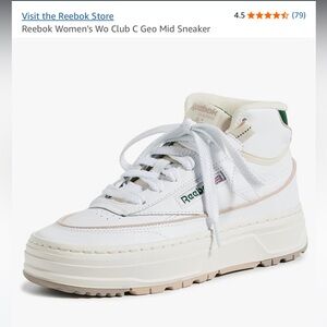 [Reebok] Women’s Club C Geo Mid Sneaker